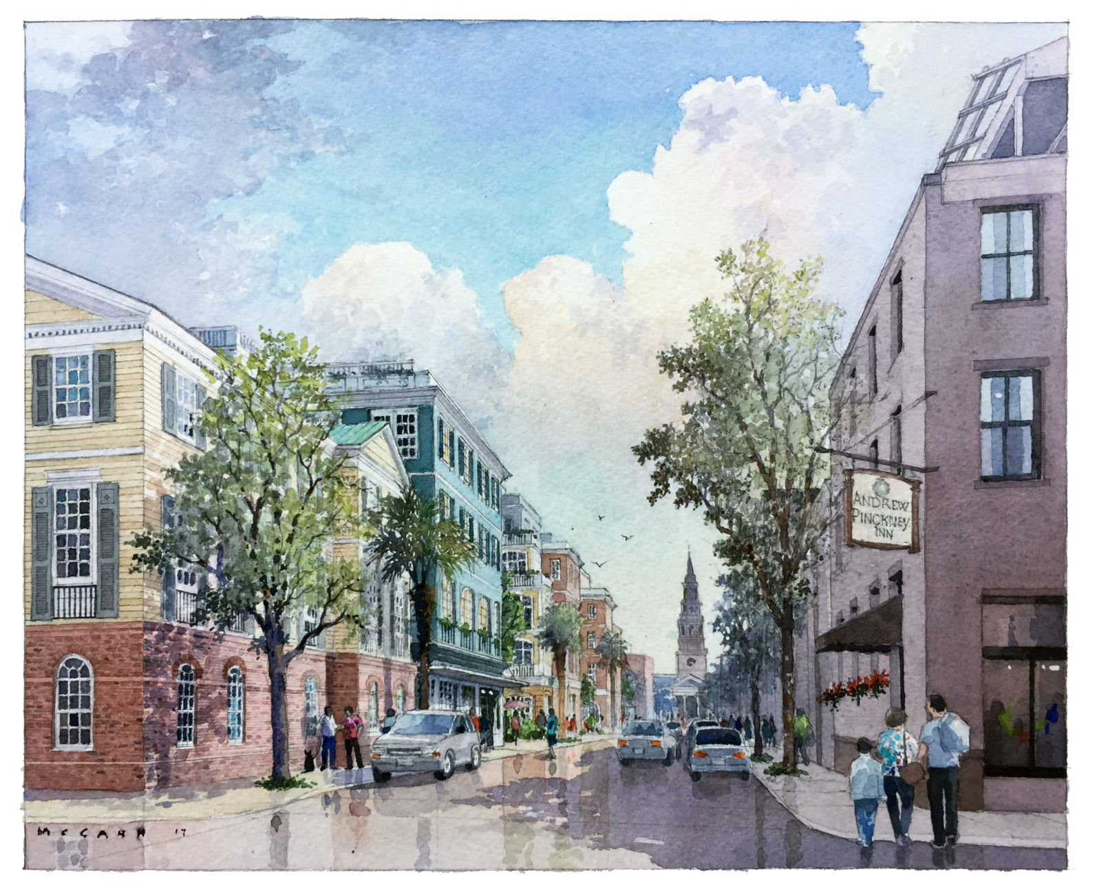 Print inside - Somera hotel houses at Pinckney and Church
